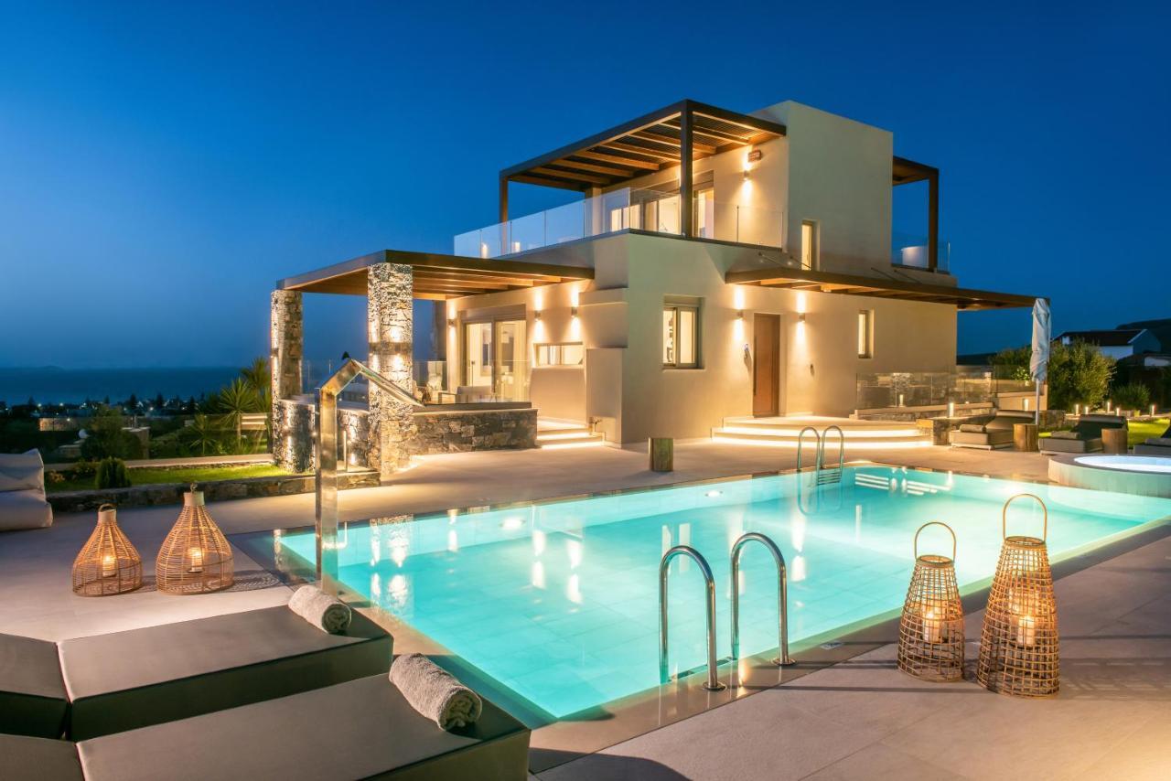 Kymo Instyle Villa - Sea View Private Pool Jacuzzi Kokkini Hani Exteriér fotografie